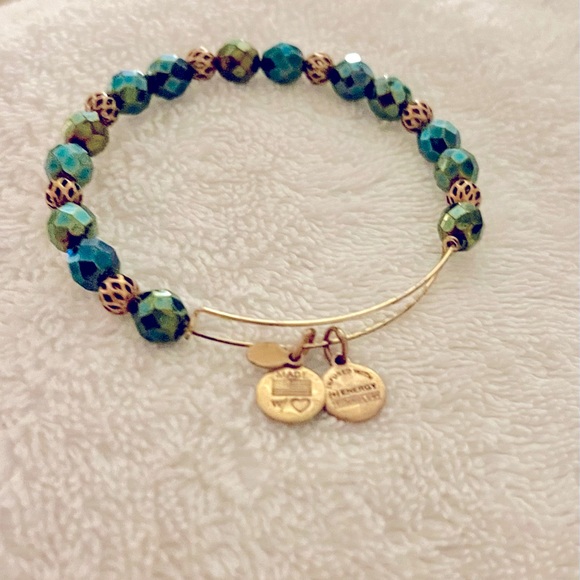 Alex and Ani Iridescent Beaded Bangle - Adjustable - Picture 2 of 2